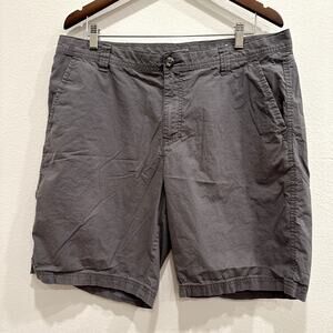 Columbia Mens 36 Washed Out Shorts Gray Hiking Climbing Camping Fishing Outdoors